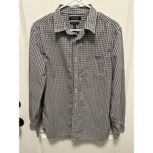 Banana Republic Camden Fit Long Sleeve Plaid Shirt/Size Medium